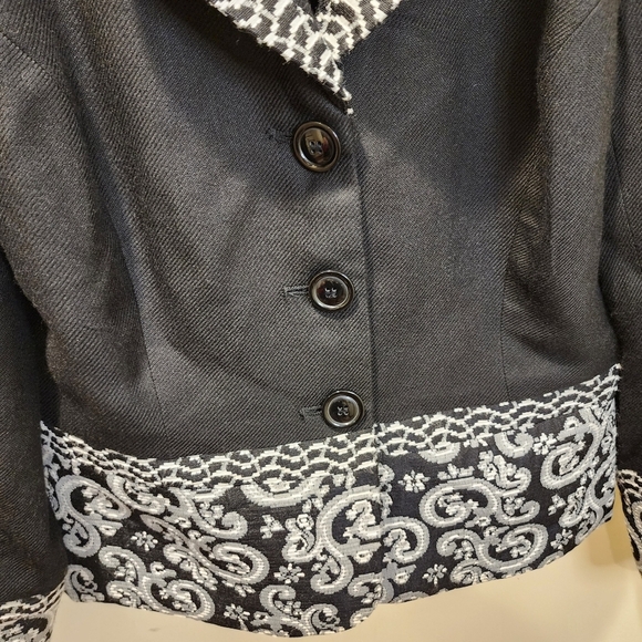 Coldwater Creek Black Business Casual Blazer size 10 - Picture 11 of 13